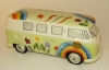 Spardose VW T1 Bus Hippie gr�n