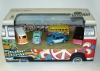 VW Hippie Diorama 2x K�fer + 2x Samba T1 + 1x T1 Kasten M1:64