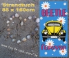 Strandtuch VW K�fer  "forever" blau