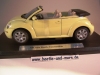 New Beetle Cabrio offen gelb M1:18 Welly