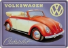 VW K�fer Cabrio 2-farbig Postkarte